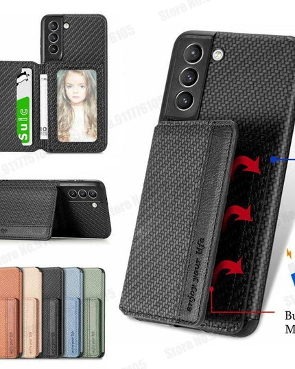 Wallet Magnetic Stand Shockproof Case for Samsung - Libiyi