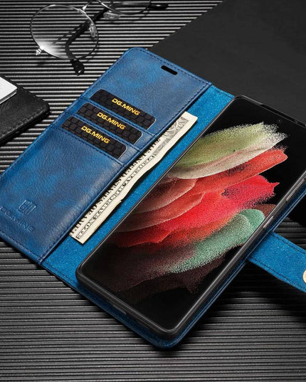 Luxury Genuine Leather Wallet Flip Case For Samsung Galaxy A Series - Libiyi