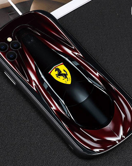 2022 3D Elliptical Glass Racing Car iPhone Case - Libiyi