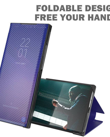 Smart Window Slim Flip Kevlar Case For Samsung - Libiyi