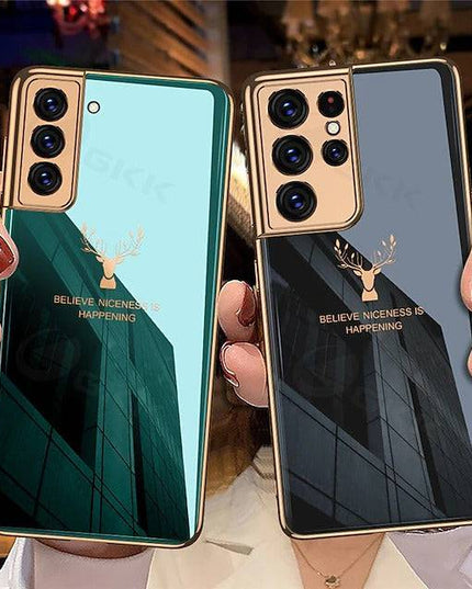 Luxury Plating Tempered Glass Case For Samsung - Libiyi