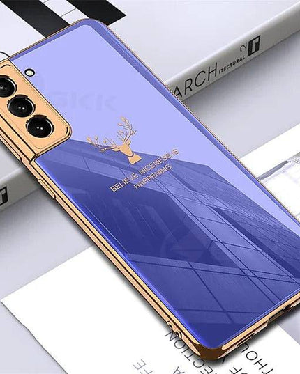 Luxury Plating Tempered Glass Case For Samsung - Libiyi