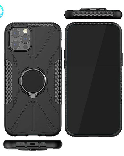 Robot 3 in 1 Heavy Duty Defender Case For iPhone 12 Series - Libiyi