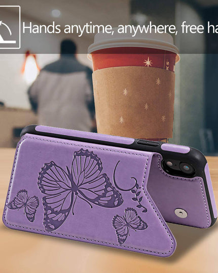 New Luxury Embossing Wallet Cover For iPhone X/Xs-Fast Delivery - Libiyi