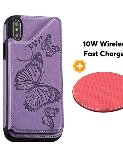 New Luxury Embossing Wallet Cover For iPhone Xs Max-Fast Delivery - Libiyi