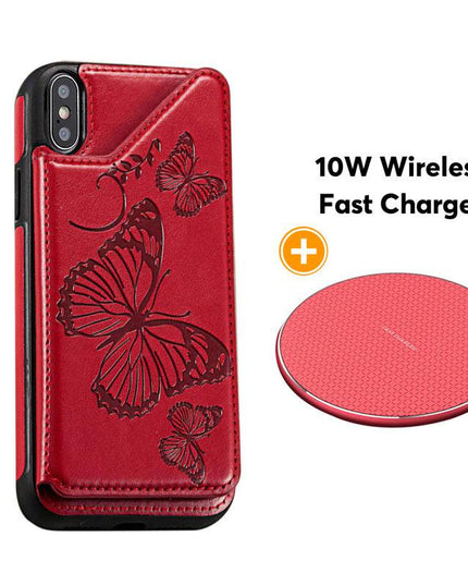 New Luxury Embossing Wallet Cover For iPhone Xs Max-Fast Delivery - Libiyi