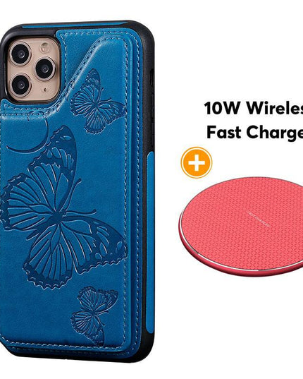 New Luxury Embossing Wallet Cover For iPhone 11 Pro-Fast Delivery - Libiyi