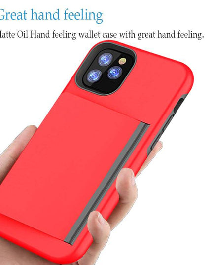 Armor Protective Card Holder Case for iPhone - Libiyi