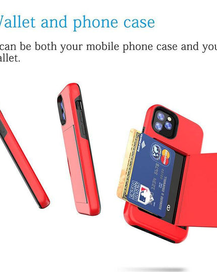 Armor Protective Card Holder Case for iPhone - Libiyi