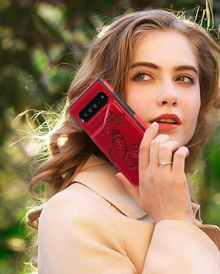 New Luxury Embossing Wallet Cover For SAMSUNG S10 Plus-Fast Delivery - Libiyi