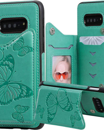 New Luxury Embossing Wallet Cover For SAMSUNG S10 Plus-Fast Delivery - Libiyi