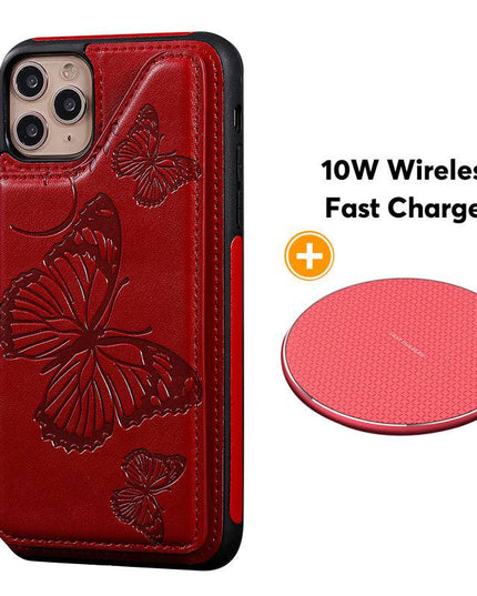 New Luxury Embossing Wallet Cover For iPhone 11Pro Max-Fast Delivery - Libiyi