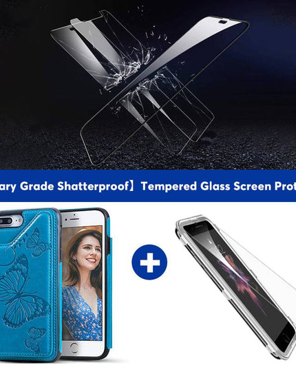 New Luxury Embossing Wallet Cover For iPhone 7Plus&8Plus-Fast Delivery - Libiyi