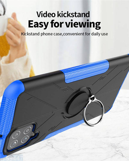 Robot 3 in 1 Heavy Duty Defender Case For Samsung A12 - Libiyi