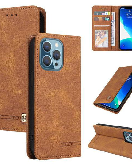 Luxury Leather Wallet Stand Flip Case For iPhone - Libiyi
