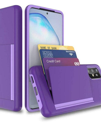 Armor Protective Card Holder Case for Samsung A52 - Libiyi