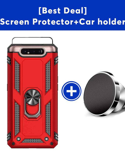 Luxury Armor Ring Bracket Phone Case For Samsung A80-Fast Delivery - Libiyi