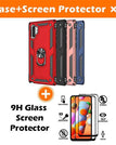 Red / Note10+/Note10+ 5G / With 2-Pack Screen Protectors