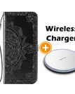 Black / Galaxy A21(US) / Case+Wireless Charger (15W)