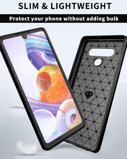 Luxury Carbon Fiber Case For LG K51-Fast Delivery - Libiyi
