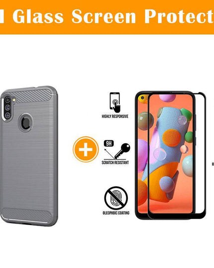 Luxury Carbon Fiber Case For Samsung A11(US and EU Version) - Libiyi