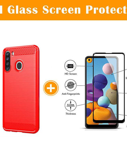 Luxury Carbon Fiber Case For Samsung A21(US and EU Version) - Libiyi