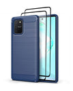 Azul / S10 Lite / Com protetores de tela de 2 pacotes