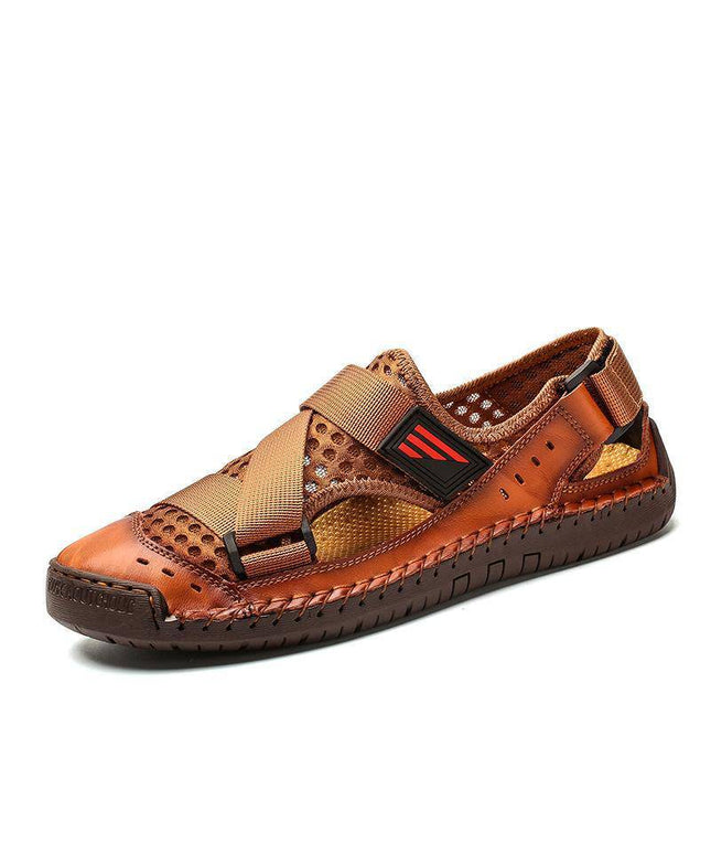 Men's Casual Beach Breathable Plus Size Sandals - Libiyi